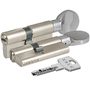 Цилиндровый механизм Kale kilit (Кале килит) с вертушкой 164 BM/80 (30+10+40) mm никель 5 кл.