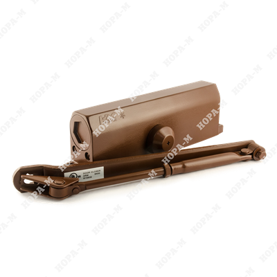 Доводчик дверной Нора-М №5S морозостойкий до 160кг корич.