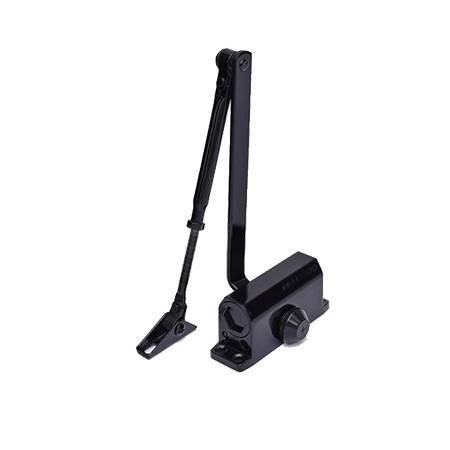 Доводчик дверной NOTEDO DC-080 BLACK 60-100 кг черный