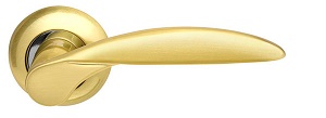 Ручка раздельная Armadillo (Армадилло) Diona LD20-1SG/CP-1 матовое золото/хром