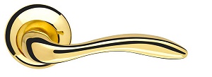 Ручка раздельная Armadillo (Армадилло) Selena LD19-1GP/SG-5 золото/матовое золото