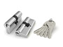Цилиндровый механизм Fuaro (Фуаро) R300/80 mm (30+10+40) CP хром 5 кл.
