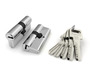 Цилиндровый механизм Fuaro (Фуаро) R600/68 mm (26+10+32) CP хром 5 кл.