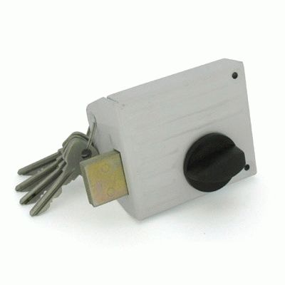 Замок накладной Д-град Зенит ЗН1-2.1 белый