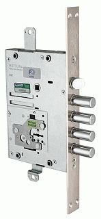 Замок врезной MOTTURA сувальдный 52.J535M My Key D (правый), уст.ключ, ключ 40 мм