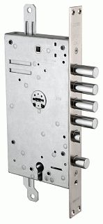 Замок врезной MOTTURA двухсистемный 54.Y787 My Key D правый (esc 323+324 CR), кл. 60 мм