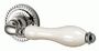 Ручка раздельная ARMADILLO Silvia CL 1 SILVER-925/LWP-109 Серебро 925/беж фарфор