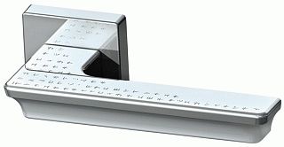 Ручка раздельная ARMADILLO MATRIX USQ7 CP-8 Хром