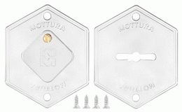 Комплект накладок MOTTURA на сувальдный замок 95.299 (ХРОМ), 2 шт