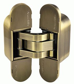 Петля скрытой установки ARMADILLO с 3D-регулировкой UNIVERSAL 3D-ACH 60 AB Бронза