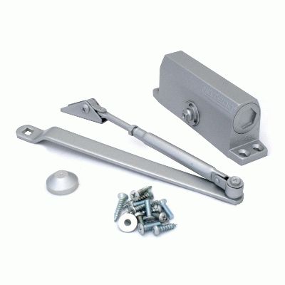 Доводчик дверной NOTEDO  DC-080 SILVER до 80 кг сереб. (10)