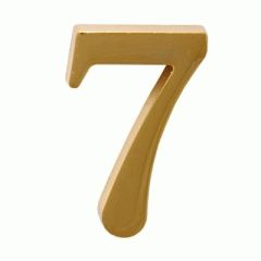 Цифра дверная Аллюр "7" на клеевой основе золото