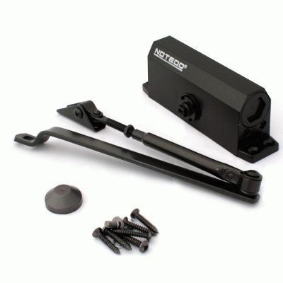 Доводчик дверной NOTEDO DC-070 BRONZE до 70 кг бронза (10)