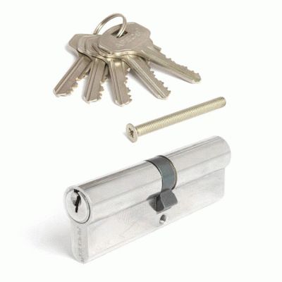 Цилиндровый механизм Апекс SC-95(35/60)-Z-Ni англ. кл/кл никель