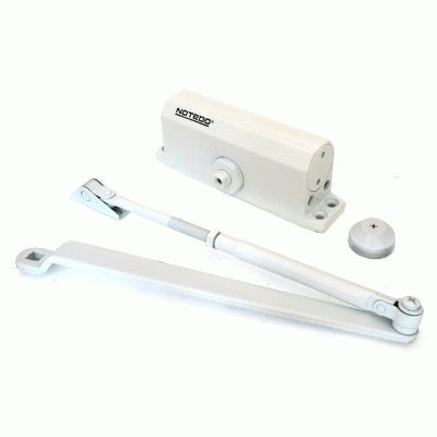 Доводчик дверной DC-100-II WHITE до 100 кг белый