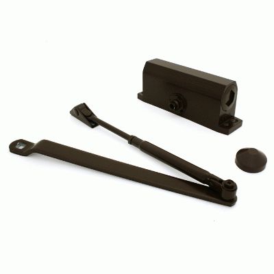 Доводчик дверной NOTEDO DC-100-II BROWN до 100кг корич. (10)