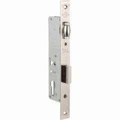 Замок врезной без ручки Kale 155 30mm W/B никель