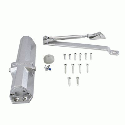 Доводчик дверной NOTEDO DC-095 SILVER 60-120кг сереб. EN3-EN5 (10)